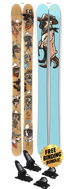The Masterblaster "BANDIT" Sam Larson x J Collab Limited Edition Ski Graphic Image