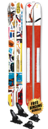 The Masterblaster "TOOLS OF THE TRADE" Mount Mansfield Ski Patrol x J Collab Limited Edition Ski Graphic Image
